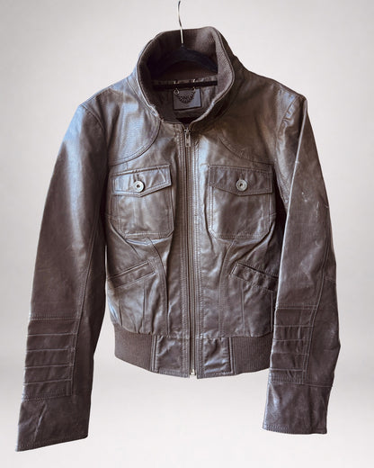 00's Only genuine leather jacket • Size 12