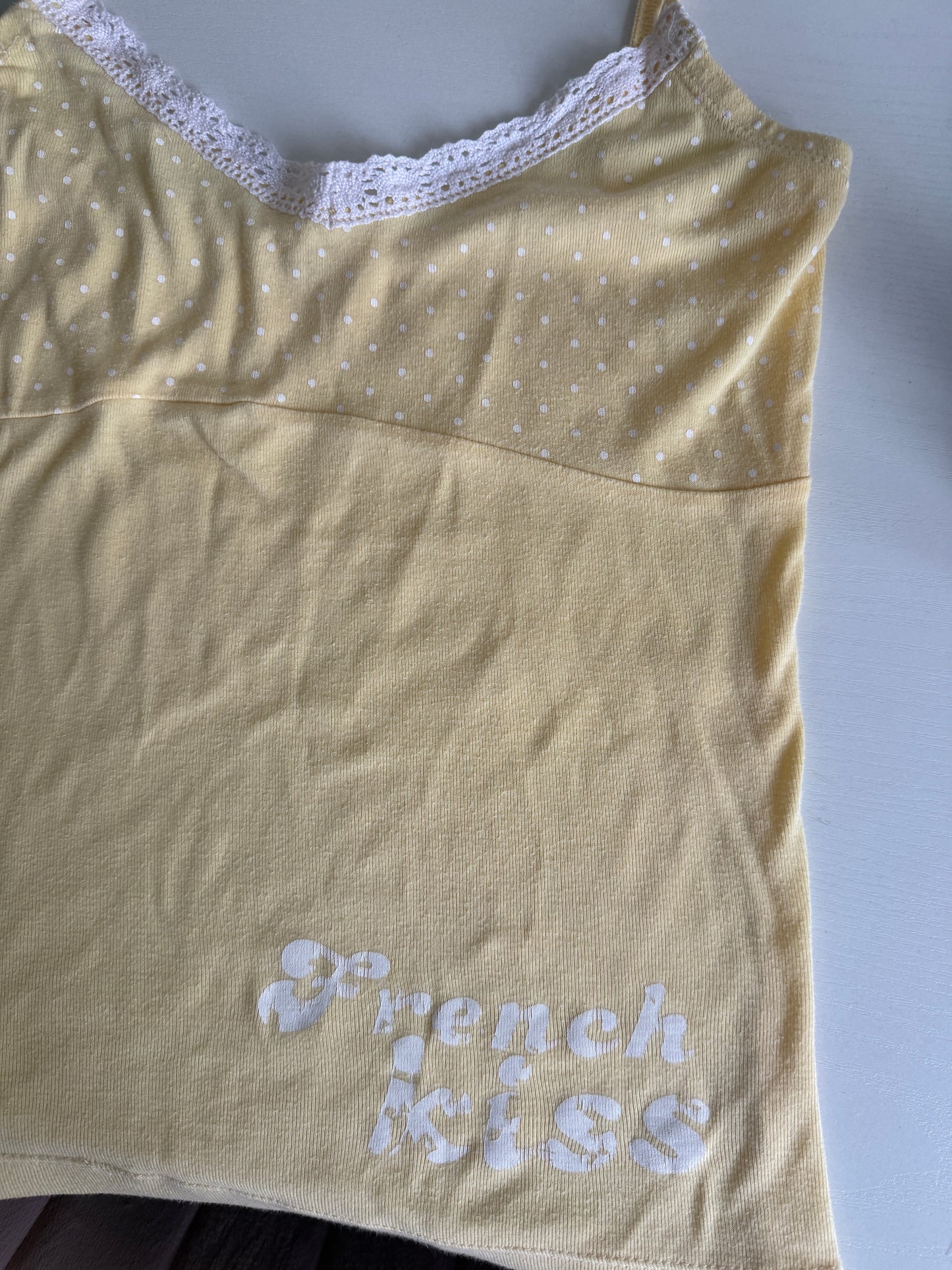 00's French Kiss butter yellow cami• Size M