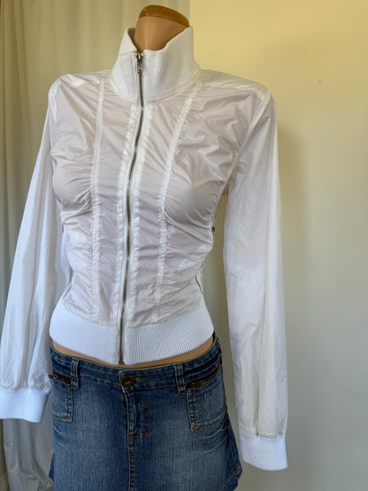 00s Morgan De toi nylon ruched jacket • Size S