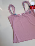 Load image into Gallery viewer, Deadstock 00's mesh cami w diamante heart • Size M
