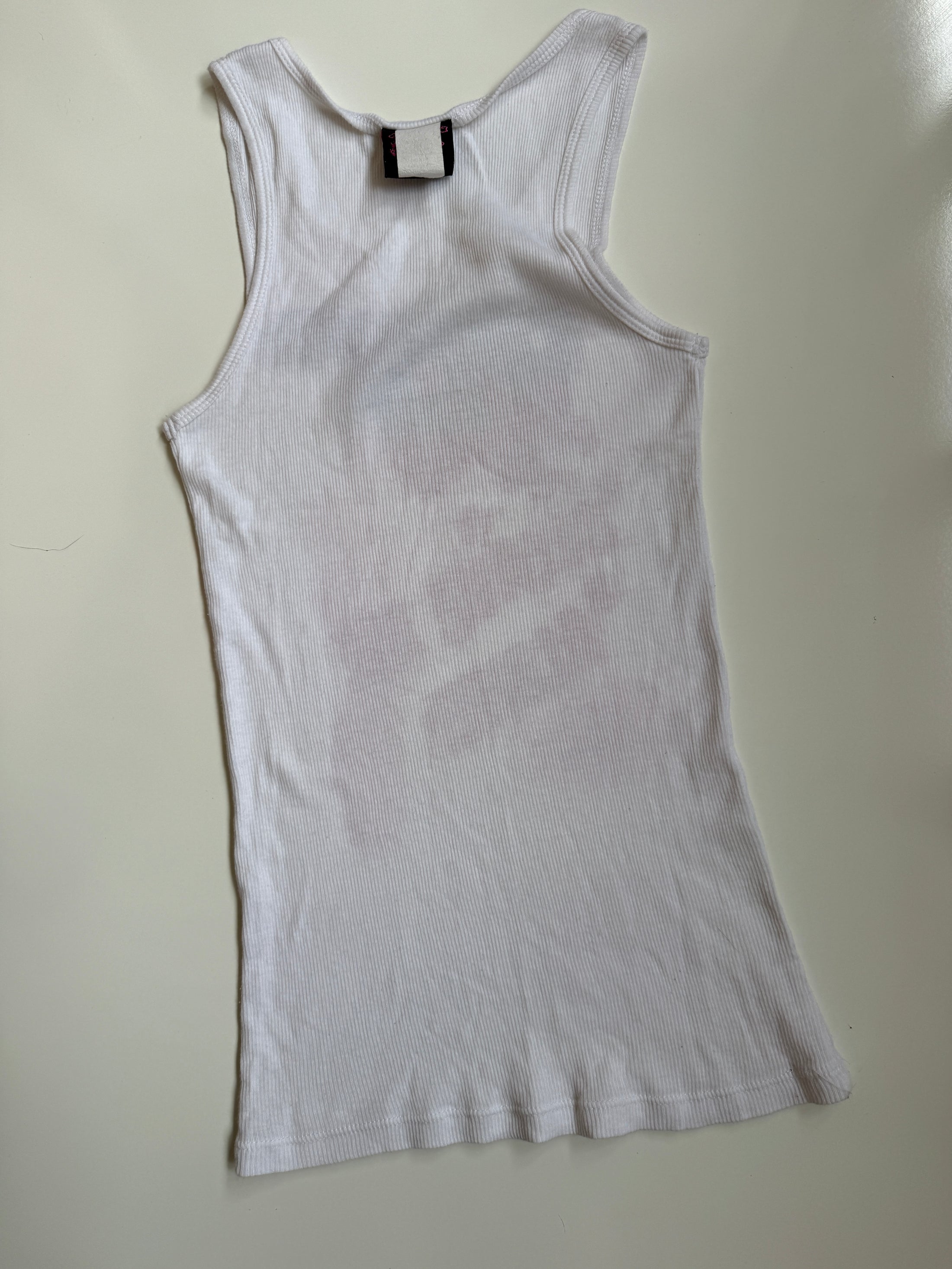 USA 00's Ribbed graphic tank • Size S