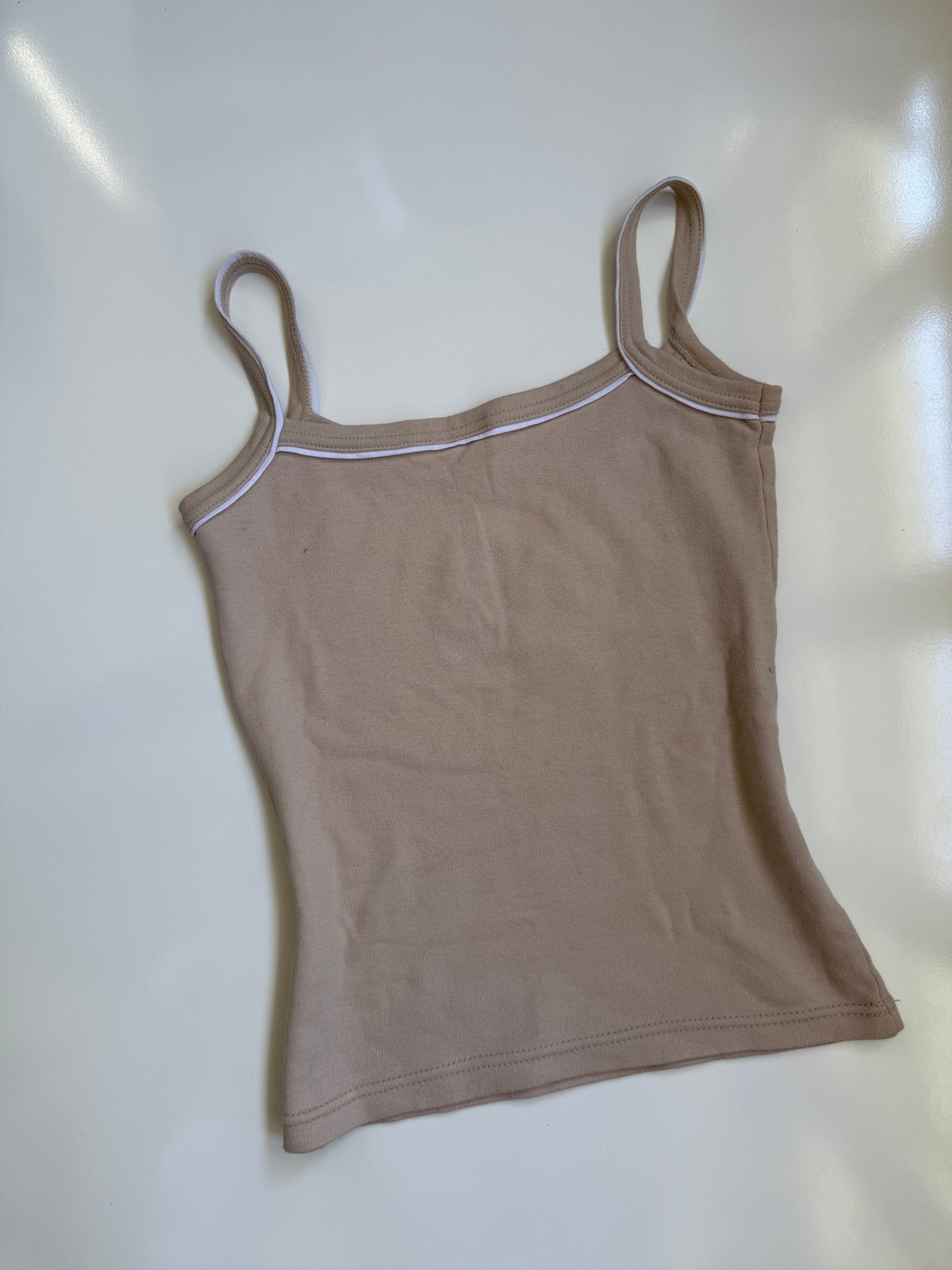 00's '35' cotton print cami • Size S