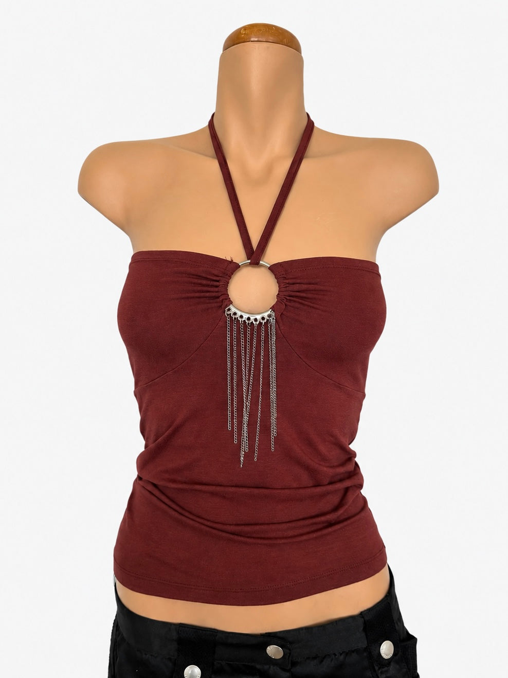 00's Chain detail halter • Size S