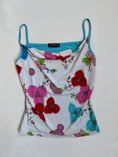 Load image into Gallery viewer, French 00's Mesh fruit floral cami • Size S
