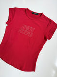 Load image into Gallery viewer, 00's DKNY cotton diamante baby tee • Size S
