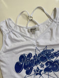 Load image into Gallery viewer, 00's Jennyfer glittery baby tee w halter ring detail • Size S
