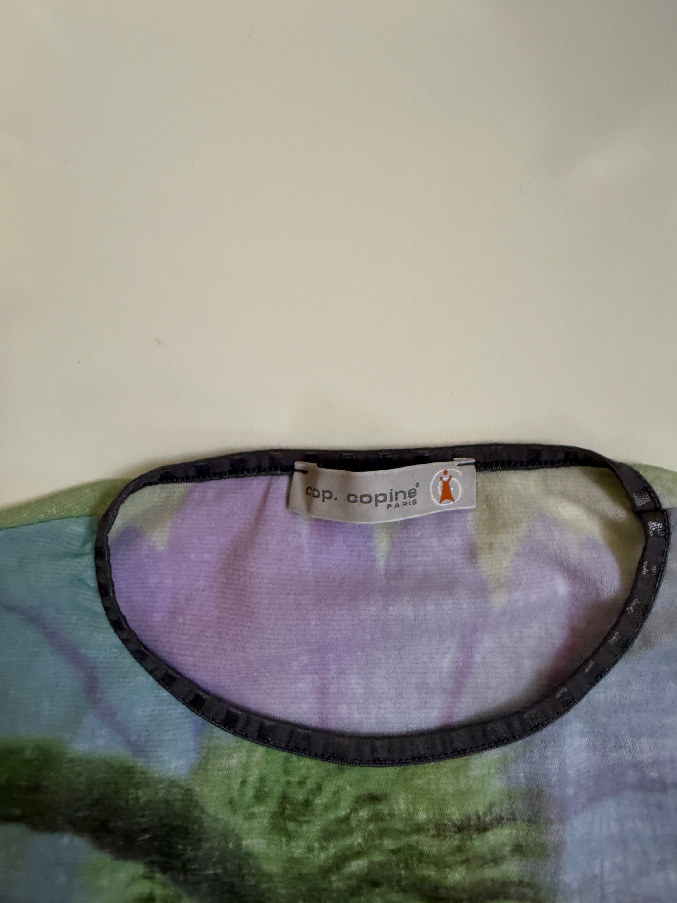 French 00's Cop Copine mesh top • Size M