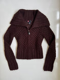 Load image into Gallery viewer, 00's Diesel mohair blend knit zip up • Size S
