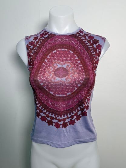 00's Morgan lilac tank top M