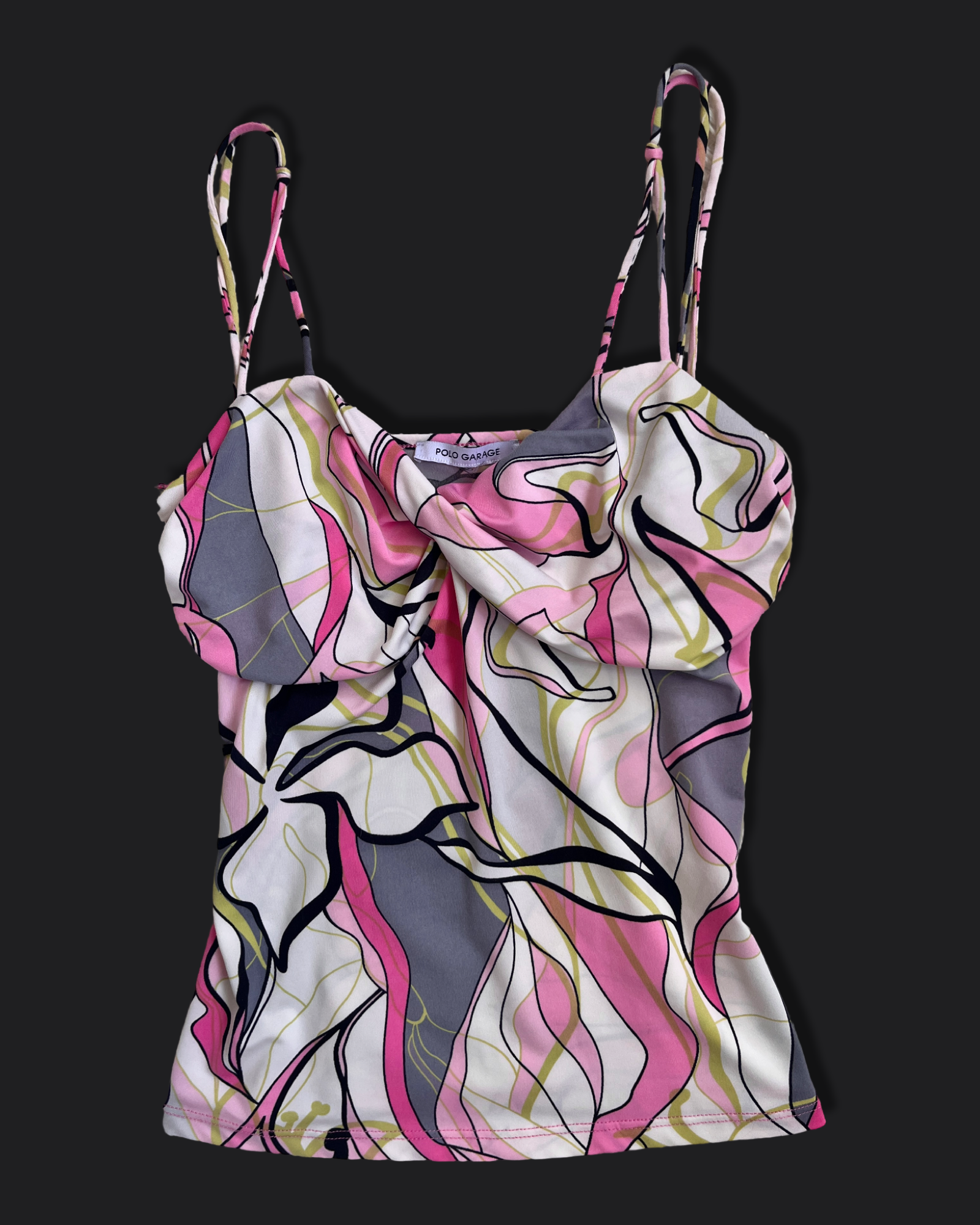 00's Polo Garage pattern cami