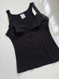 Load image into Gallery viewer, 00's Anglaise cami w lace trim • Size S
