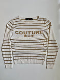 Load image into Gallery viewer, Italian 00's Couture Rich striped knit • Size XS
