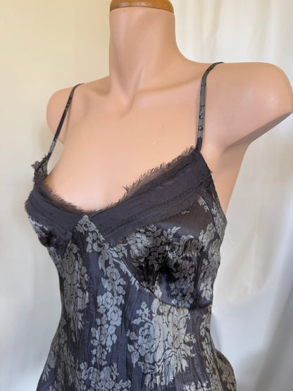 00's Silk pattern cami • Size M