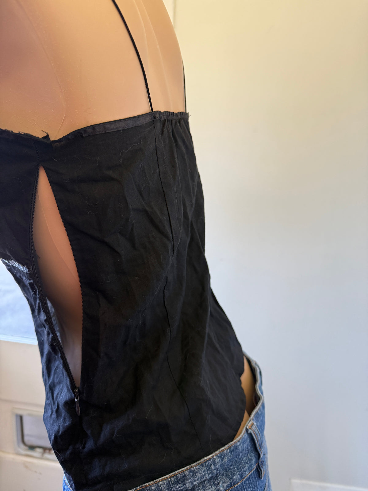 00s Cotton embellished sequin cami • Size 10