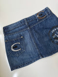 Load image into Gallery viewer, 00's Cavalli denim mini skirt • Size 8
