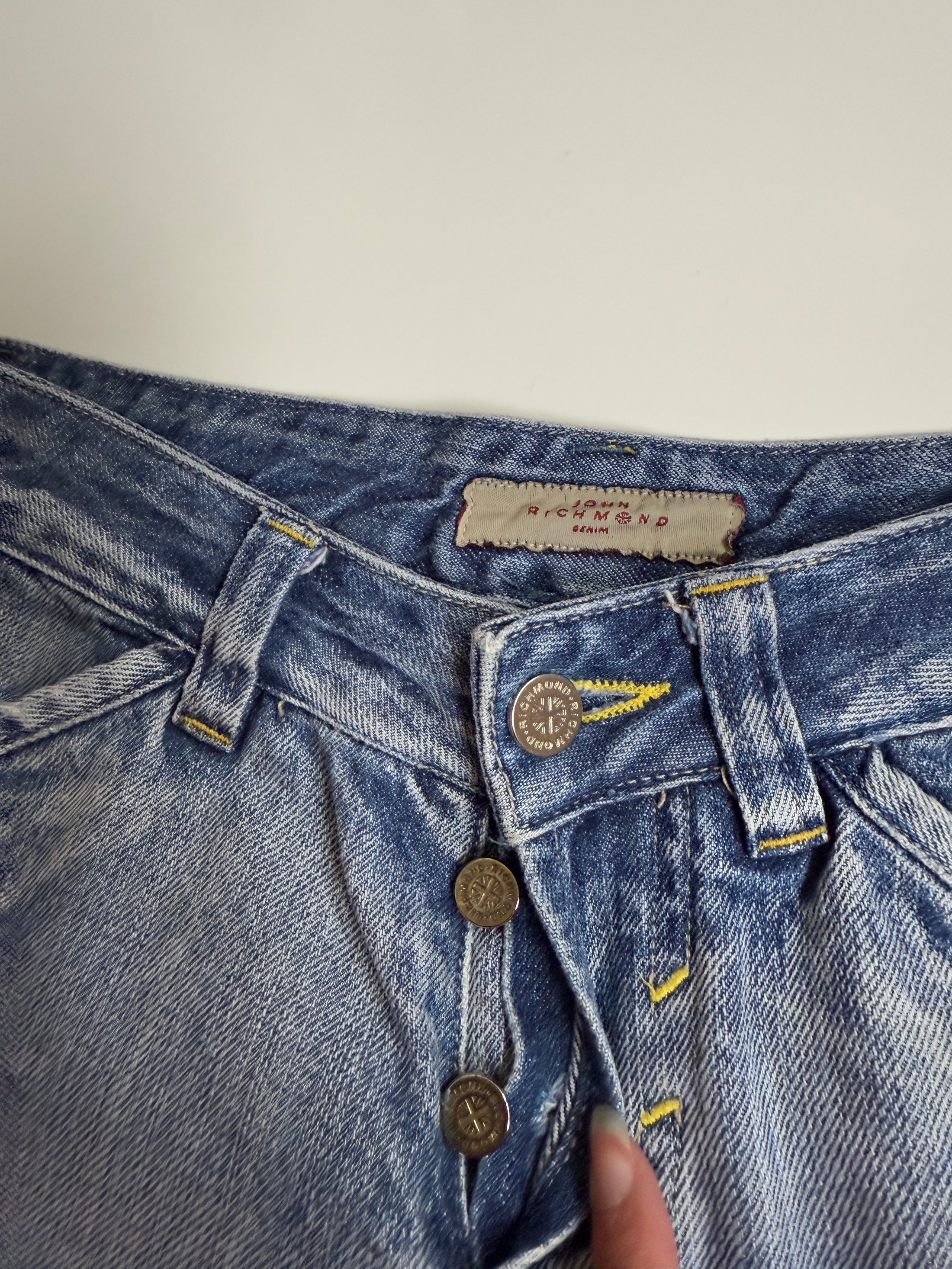 00's Patchwork bootcut jeans *Petite • Size 4-6