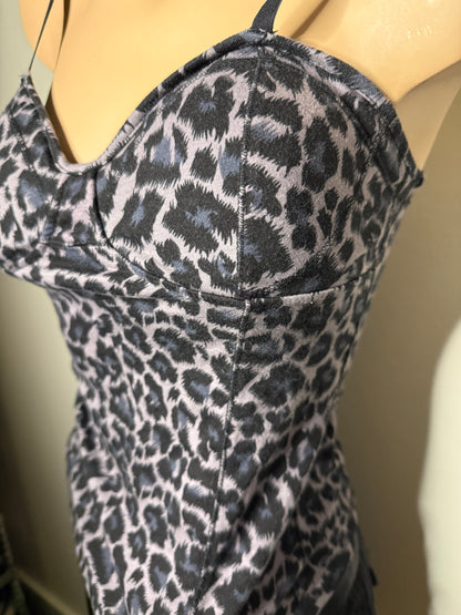 00's Leopard print bustier • Size S/M
