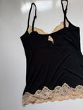 Load image into Gallery viewer, 00's Mango Suit cotton cami w lace trim • Size M
