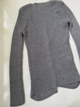 Load image into Gallery viewer, 00's Morgan glitter ribbed cardigan top *Grey• Size XS
