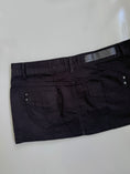 Load image into Gallery viewer, 00's Black denim micro skirt • Size 10
