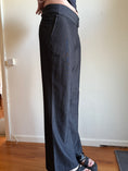 Load image into Gallery viewer, Aus 00’s low-rise office flares • Size 8
