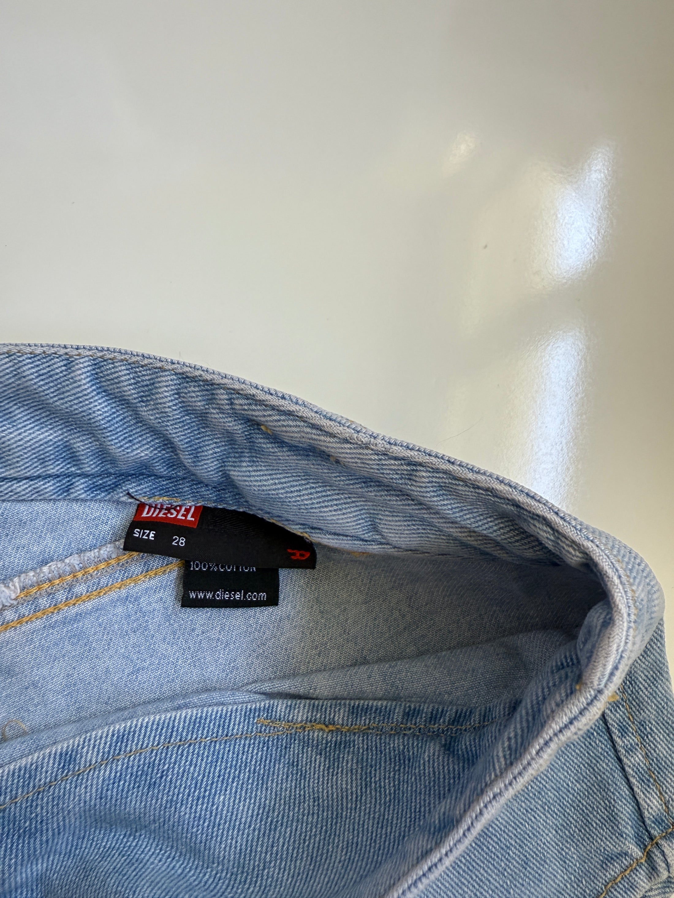 00's Diesel denim micro shorts • Size 8