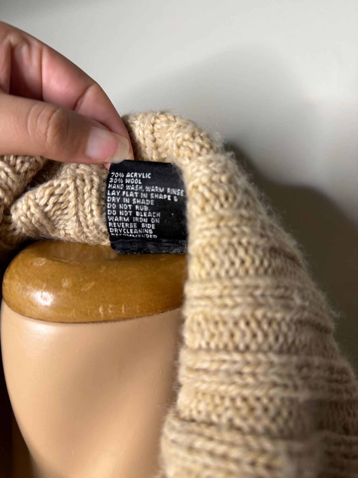 00's Wool blend knit • Size 10