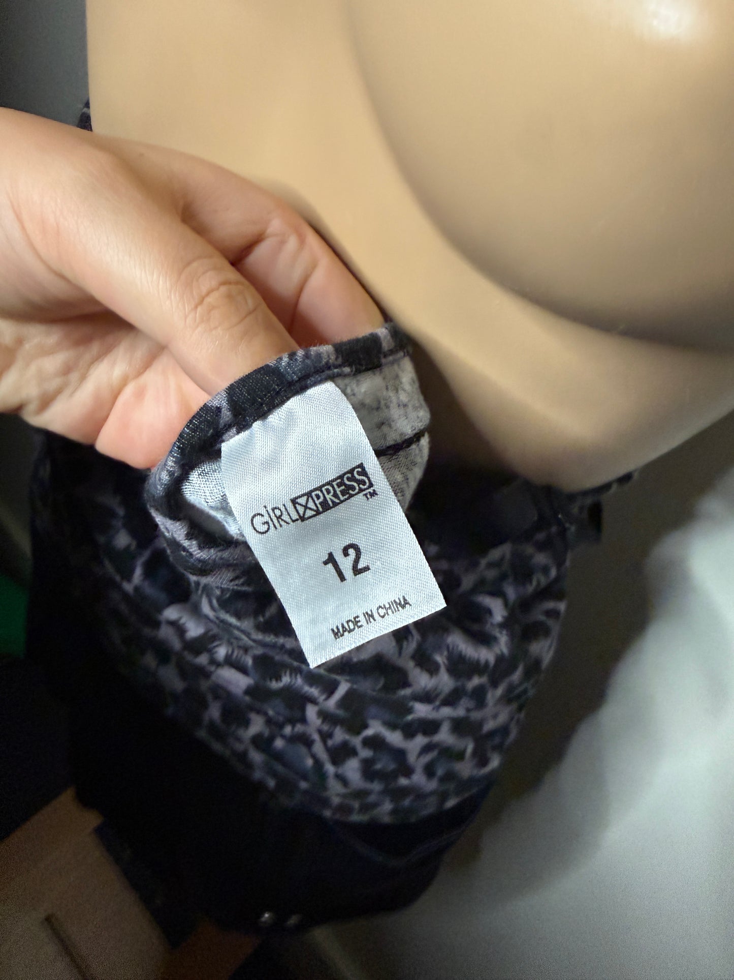 00's Leopard print bustier • Size S/M