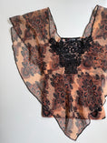 Load image into Gallery viewer, 00's Morgan pattern sheer butterfly wings top • Size S
