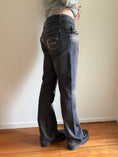Load image into Gallery viewer, 00's Cavalli diamante low-rise flared jeans • Size 10
