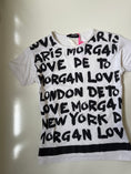 Load image into Gallery viewer, 00's Morgan print baby tee • Size S
