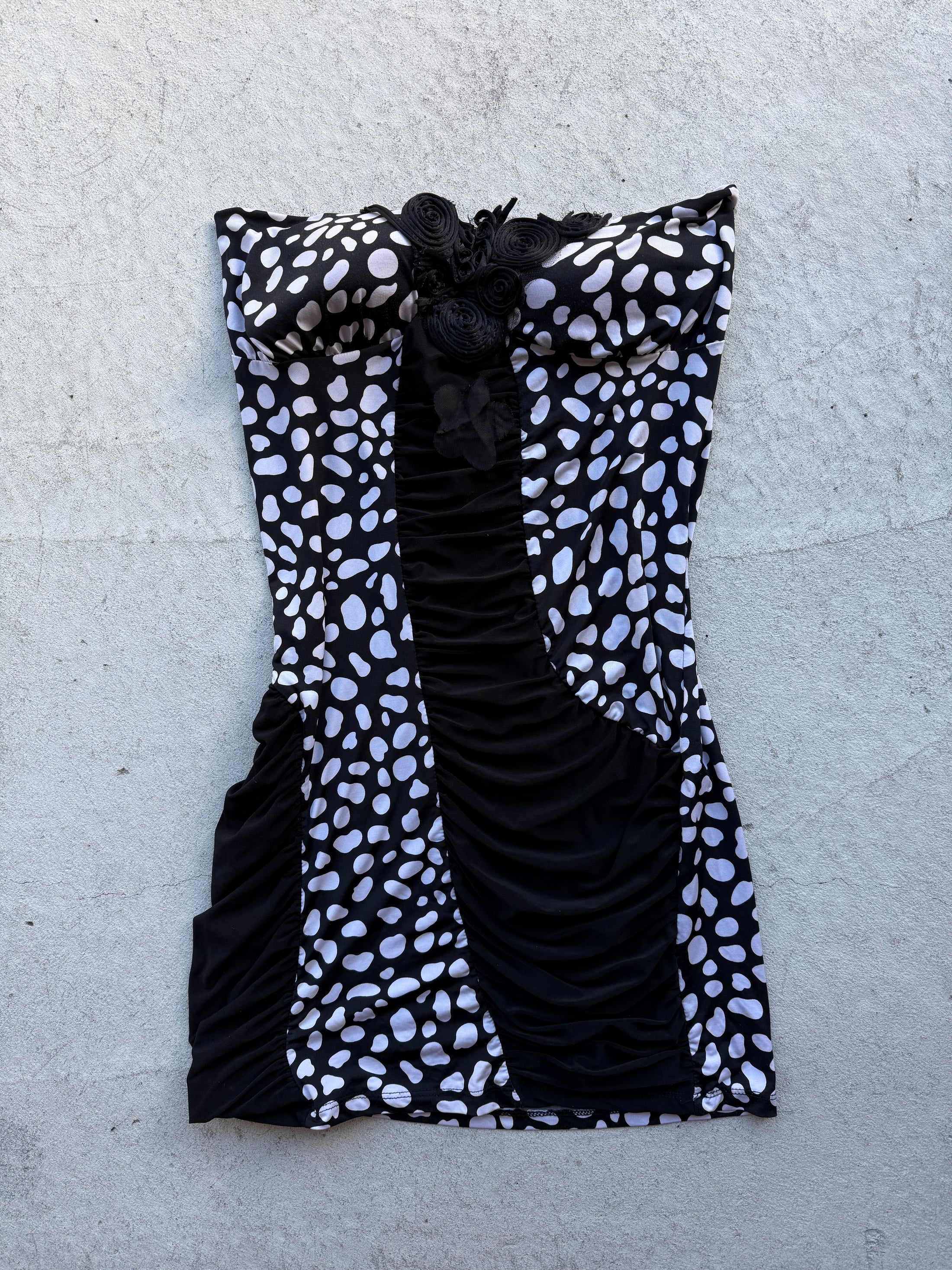 00’s Ruched slinky mini dress • Size M/L