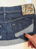Load image into Gallery viewer, 00's Bershka denim micro mini • Size 4-6
