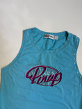 Load image into Gallery viewer, 00's Mango "Pin up" diamante tank S/M
