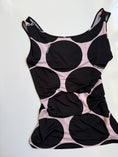 Load image into Gallery viewer, 00's Miss Sixty slinky backless polka dot top • Size S
