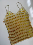 Load image into Gallery viewer, 00's Knit sequin cami • Size S
