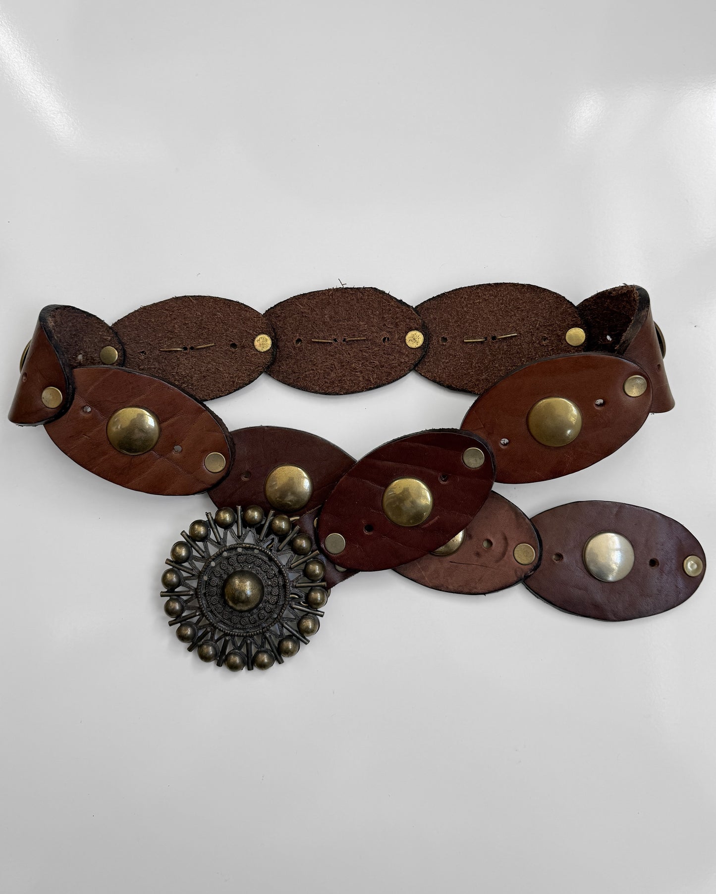 Vintage Genuine leather boho belt