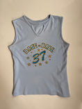 Load image into Gallery viewer, 00's "Baseball" glitter print tank  • Size S
