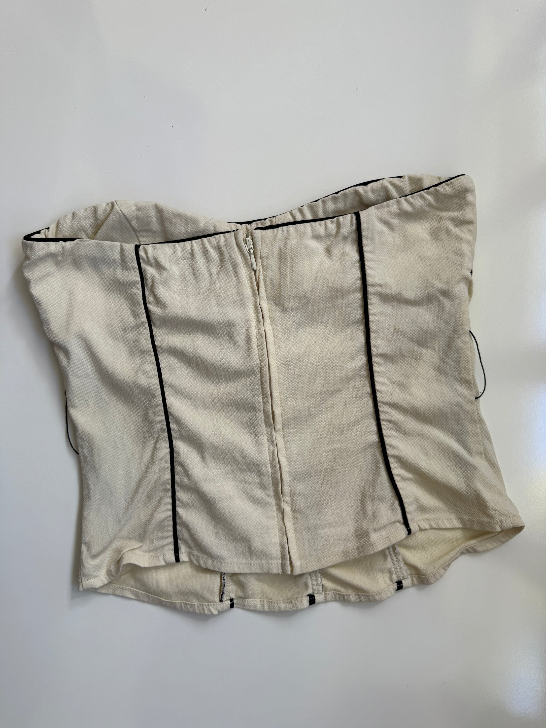 00's Pincipals structured tube top • Size 10