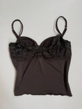 Load image into Gallery viewer, 00's Intimissimi choc brown bustier  • Size S
