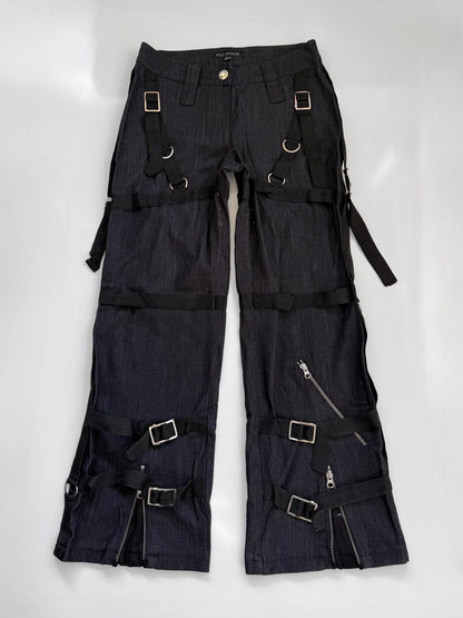 00's Polo Garage wool blend Utility pants • Size 8