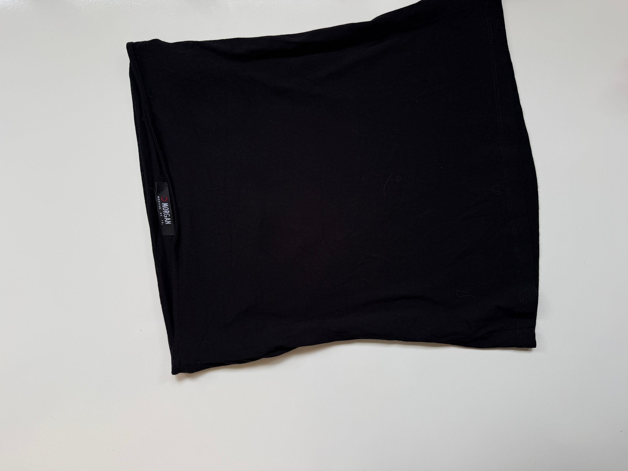 00's Morgan logo sequin tube top• Size L