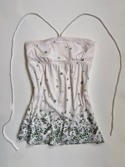00's Abercrombie & Fitch cotton halter • Size S