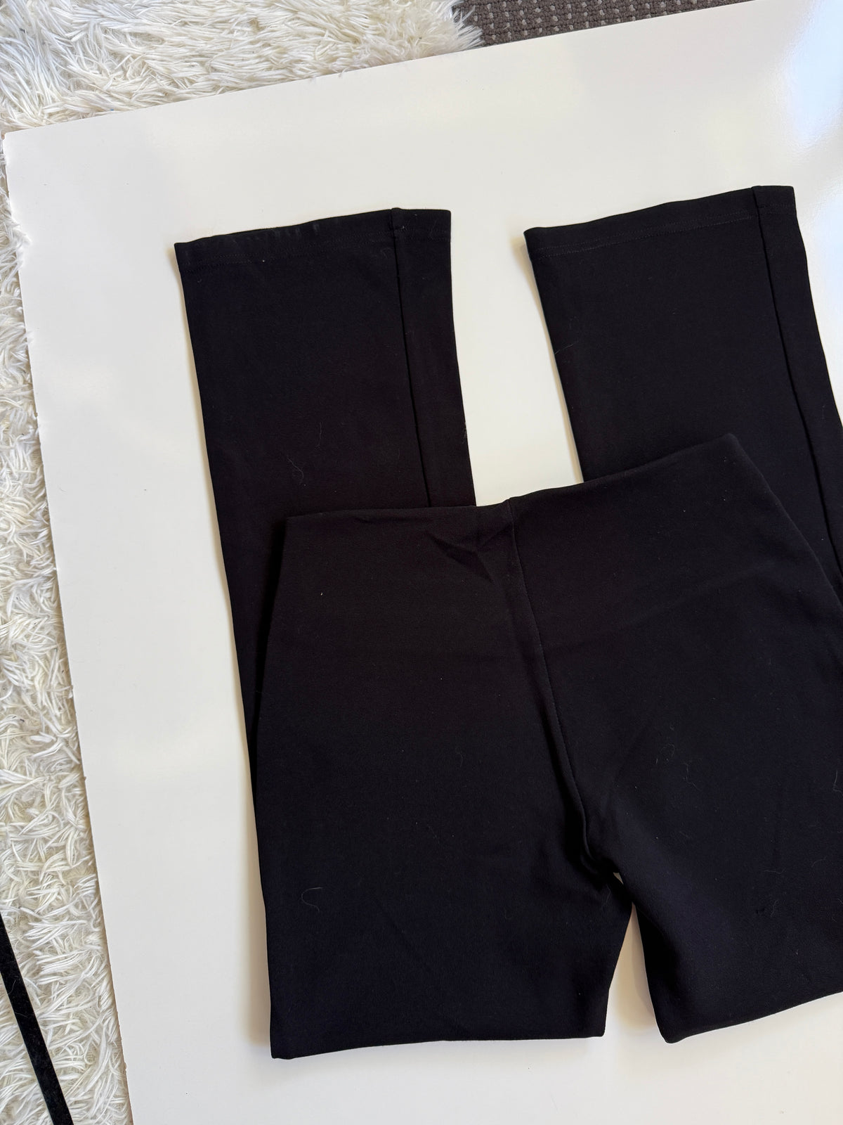 90s Morgan nylon trousers w metal plaque detail • Size 8