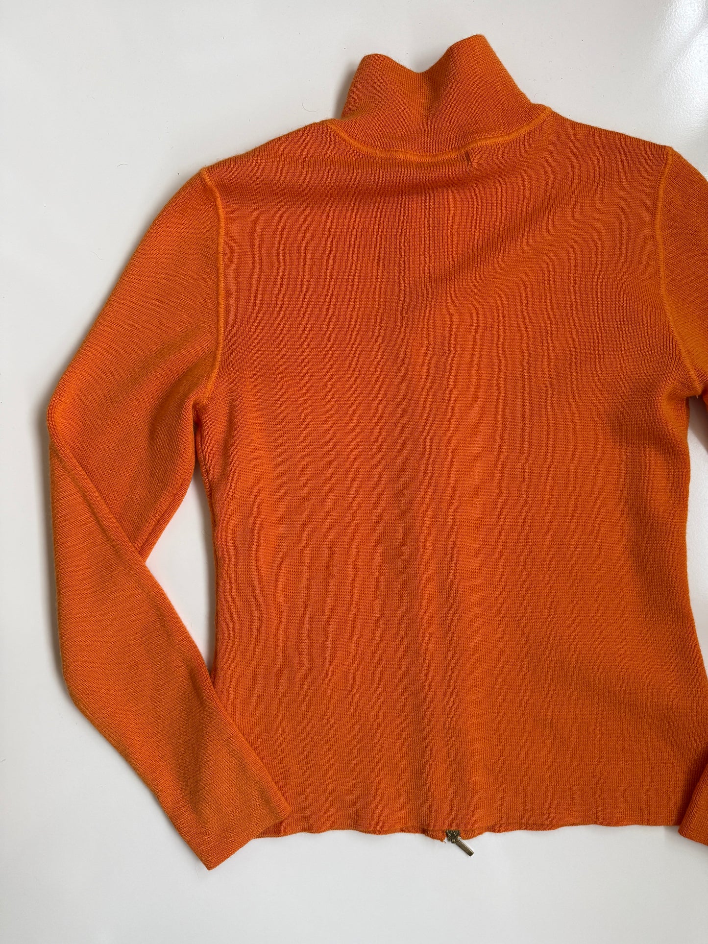 00's Wool blend zipper cardigan • Size S/M