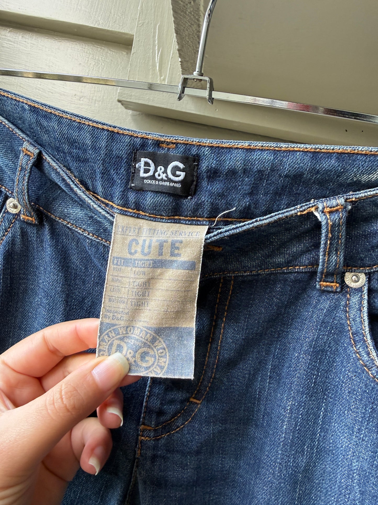 00's Dolce & Gabbana low-rise jeans • Size 10