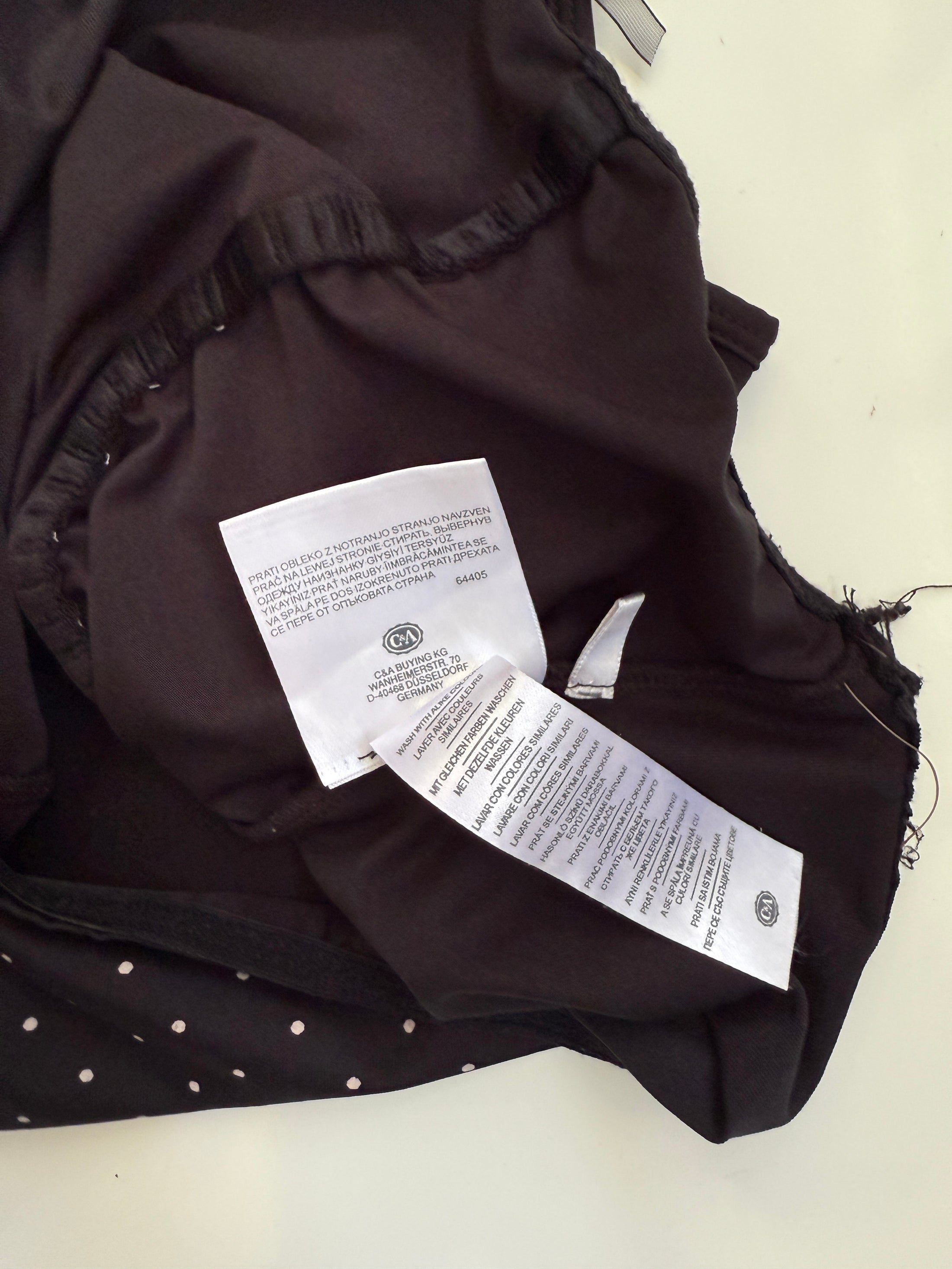 00's Clockhouse polka dot corset top • Size 10