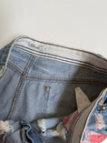 Load image into Gallery viewer, 00's Distressed studded micro shorts  • Size 8
