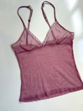 Load image into Gallery viewer, 00's Bershka pink mesh cami • Size XS/S
