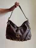 Load image into Gallery viewer, 00's Cavalli genuine leather studded bag
